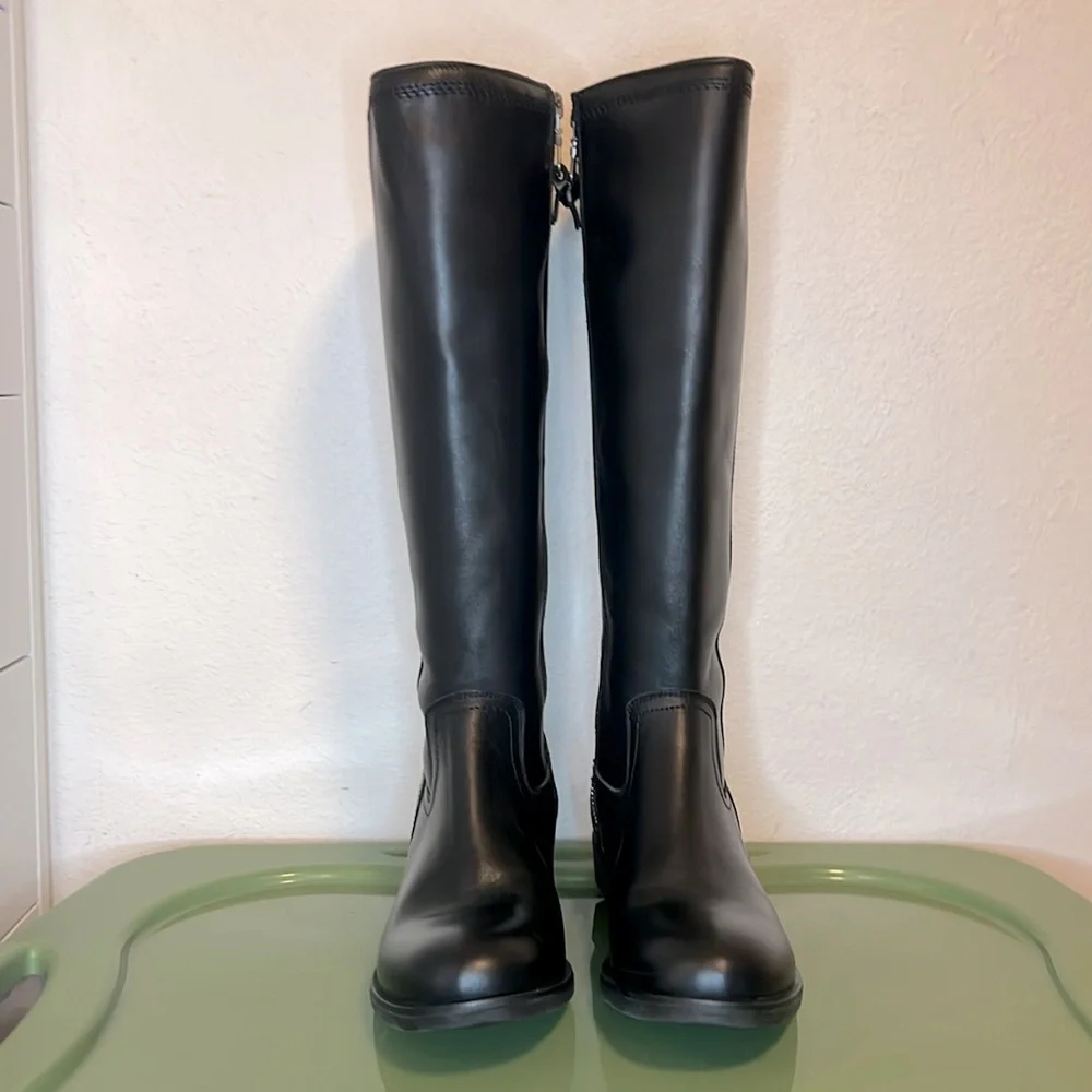 Sofft Bluma Women's Black Leather Knee-High Boots.  Size 7 New - Picture 6 of 9